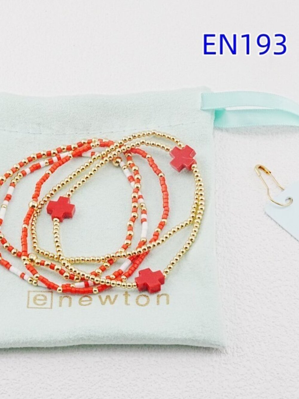 Enewton Colorful Cross Bracelet Set